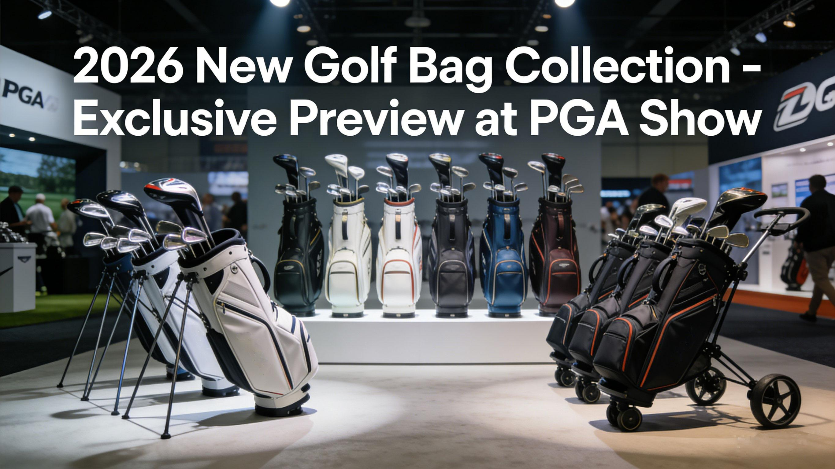 Exclusive Preview: Our 2026 Golf Bag Series Debuting at the PGA Show